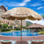 Casaconer | ガーデンパラソル・手動開閉タイプ・丸・幅140cm・日よけ・雨よけ対応・アウトドア