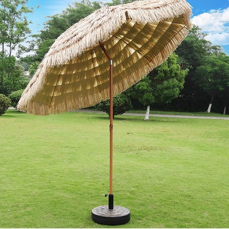 Casaconer | ガーデンパラソル・手動開閉タイプ・丸・幅140cm・日よけ・雨よけ対応・アウトドア