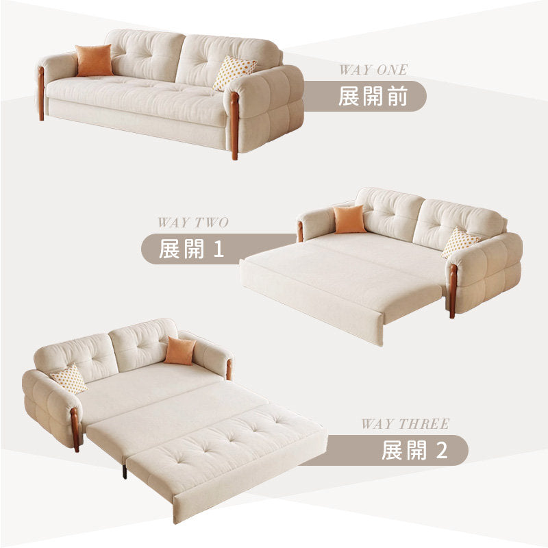 Casaconer | ソファーベッド・北欧・モダン・おしゃれ・リビングソファー・ダイニングソファー・3人掛け