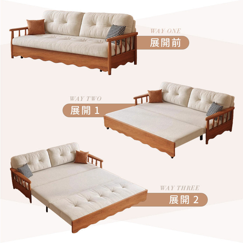 Casaconer | ソファーベッド・北欧・モダン・おしゃれ・リビングソファー・ダイニングソファー・3人掛け