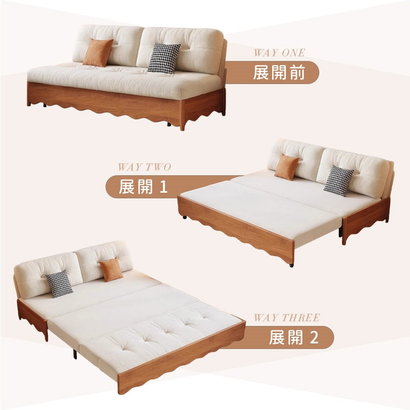 Casaconer | ソファーベッド・北欧・モダン・おしゃれ・リビングソファー・ダイニングソファー・3人掛け