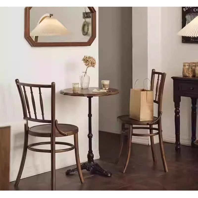 Casaconer | ダイニングチェア・2脚セット・4脚セット・ヴィンテージ・チェア・ダイニングチェアー・ダイニング・チェアー・椅子・いす・イス・食卓椅子・スチール・リビングチェア・木製椅子・木製チェア・食卓椅子・北欧・おしゃれ