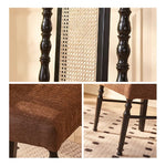 Casaconer | ダイニングチェア・木製・ファブリック・1脚・シンプル・ダイニングチェアー・チェア・木製椅子・木製チェア・食卓椅子・北欧・おしゃれ・カフェ・ナチュラル・シンプル・リビングチェア・ダイニング用・食卓用・木製チェア・ヴィンテージ・おしゃれ