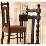 Casaconer | ダイニングチェア・木製・ファブリック・1脚・シンプル・ダイニングチェアー・チェア・木製椅子・木製チェア・食卓椅子・北欧・おしゃれ・カフェ・ナチュラル・シンプル・リビングチェア・ダイニング用・食卓用・木製チェア・ヴィンテージ・おしゃれ