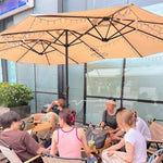 Casaconer | ガーデンパラソル・手動開閉タイプ・日よけ・雨よけ対応・アウトドア