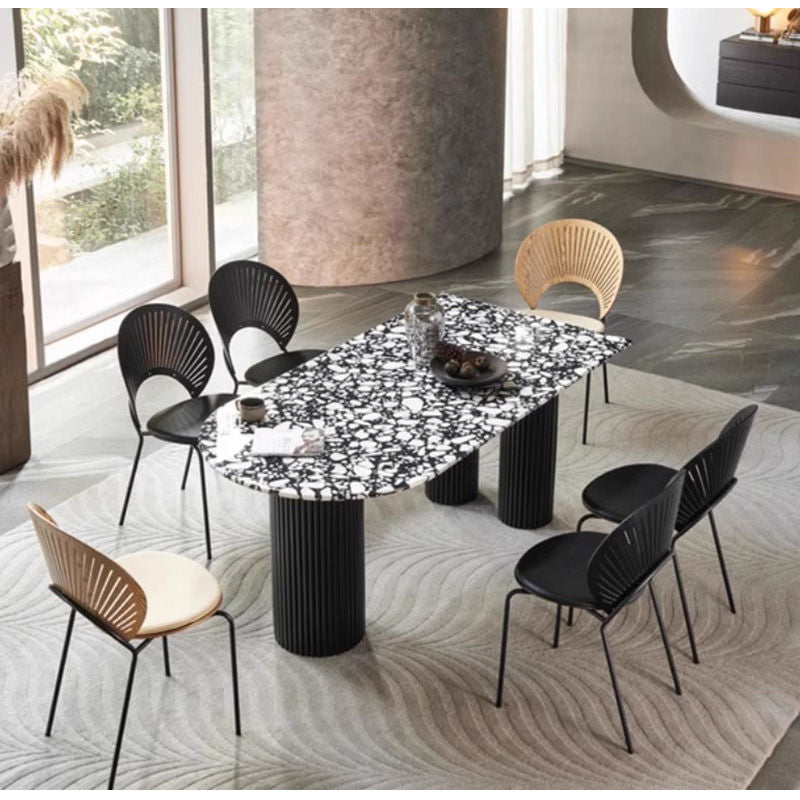 Casaconer | ダイニングテーブル・4人掛け・6人掛け・テラゾー・天板・食事テーブル・テーブル・耐高温・お手入れ簡単・耐摩耗