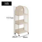 キッズ絵本ラック 幅50cm 2段/3段/4段 スチール製 収納ラック 落地式 キャスター付き おもちゃ収納 小型書棚 シンプルデザイン 大容量 展示ラック 子ども部屋収納