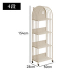 キッズ絵本ラック 幅50cm 2段/3段/4段 スチール製 収納ラック 落地式 キャスター付き おもちゃ収納 小型書棚 シンプルデザイン 大容量 展示ラック 子ども部屋収納