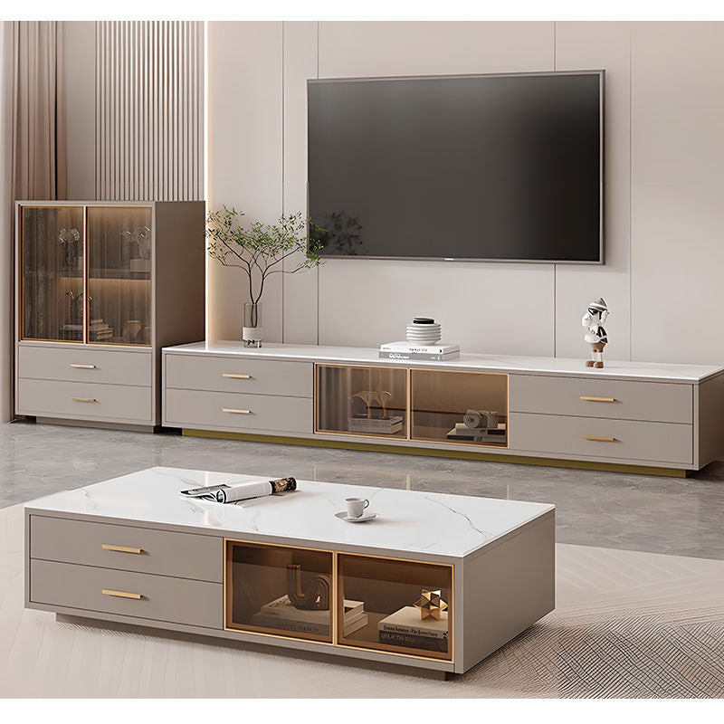 Casaconer | テレビ台・セラミック・おしゃれ・モダン・ローボード・ほぼ完成品・テレビボード・セラミック天板