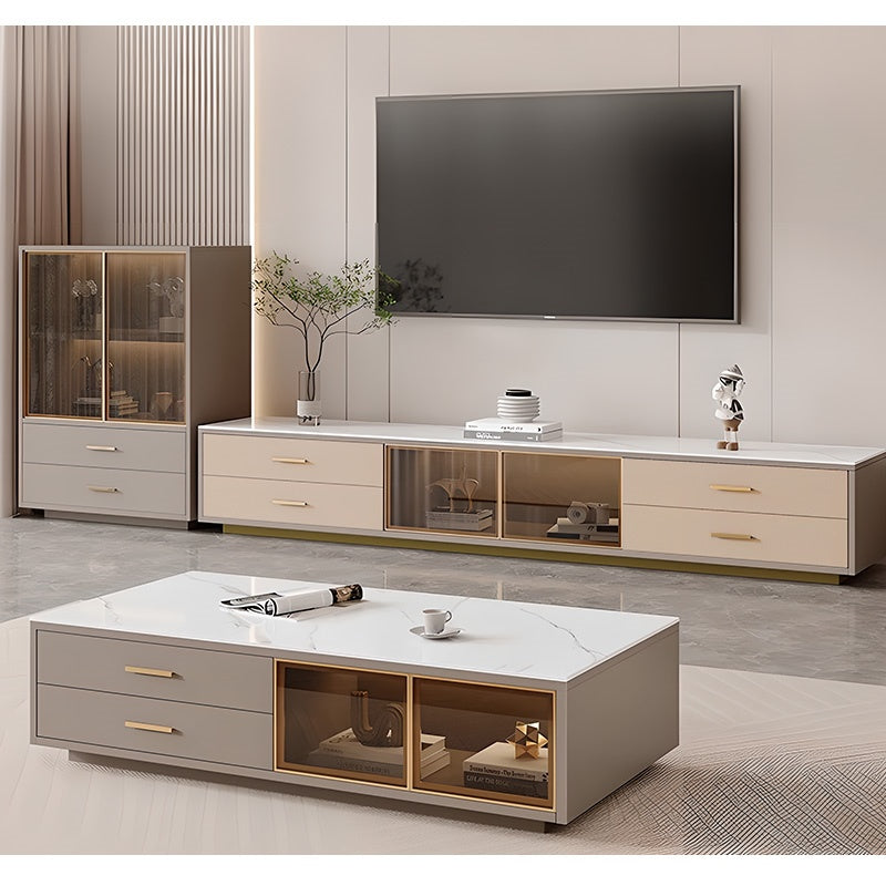 Casaconer | テレビ台・セラミック・おしゃれ・モダン・ローボード・ほぼ完成品・テレビボード・セラミック天板