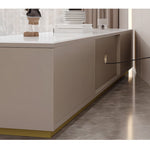 Casaconer | テレビ台・セラミック・おしゃれ・モダン・ローボード・ほぼ完成品・テレビボード・セラミック天板