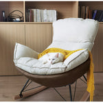 Casaconer | 要組立品・高座椅子・ハイバック・高耐久・座椅子・1人掛け・チェア・チェアー・1P・ソファ・椅子・イス・脚付き・北欧・一人暮らし・おしゃれ・韓国・シングル・デザインチェア・肘掛け・チェア・イス