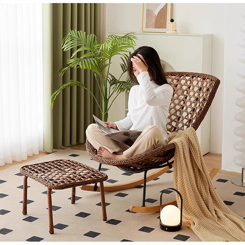 ロッキングチェア,パーソナルチェア,1人掛け,ソファ,ソファー,ラタン,ナチュラル,1人暮らし,おしゃれ