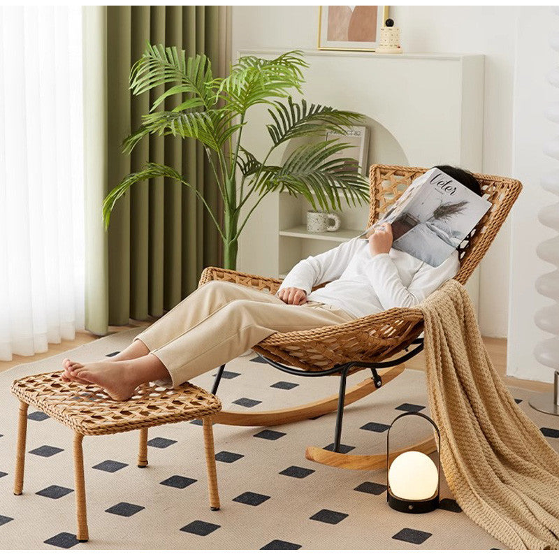 ロッキングチェア,パーソナルチェア,1人掛け,ソファ,ソファー,ラタン,ナチュラル,1人暮らし,おしゃれ,クッションなし