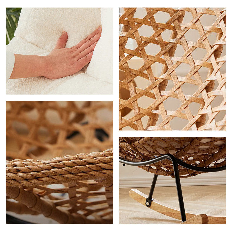 ロッキングチェア,パーソナルチェア,1人掛け,ソファ,ソファー,ラタン,ナチュラル,1人暮らし,おしゃれ,ディテール