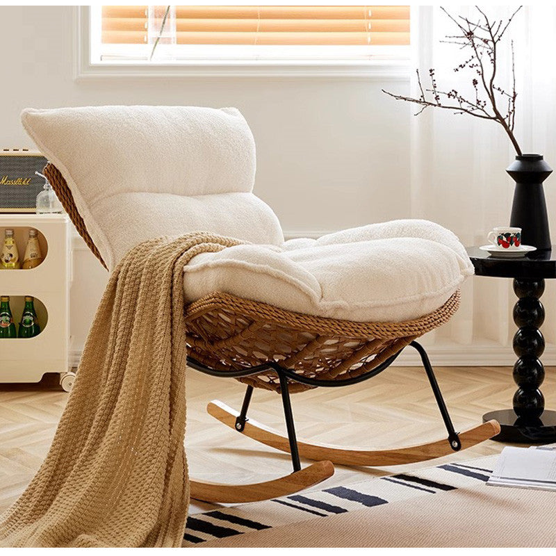 ロッキングチェア,パーソナルチェア,1人掛け,ソファ,ソファー,ラタン,ナチュラル,1人暮らし,おしゃれ,座り心地