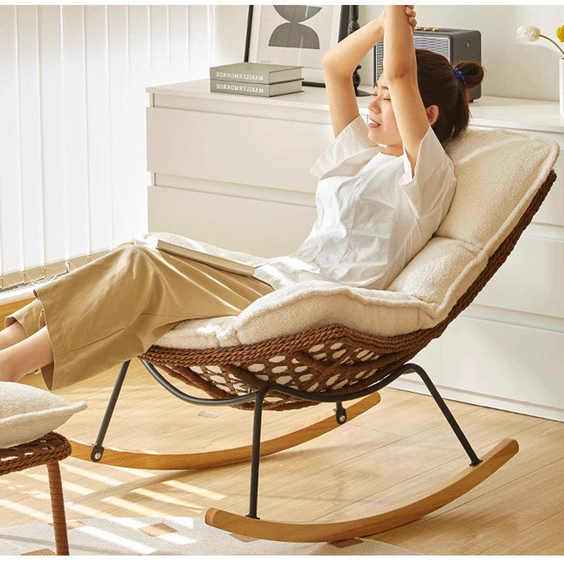 ロッキングチェア,パーソナルチェア,1人掛け,ソファ,ソファー,ラタン,ナチュラル,1人暮らし,おしゃれ,快適