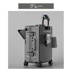 Casaconer | スーツケース・キャリーケース・軽量・静音キャスター・ダブルファスナー・大容量・旅行・出張