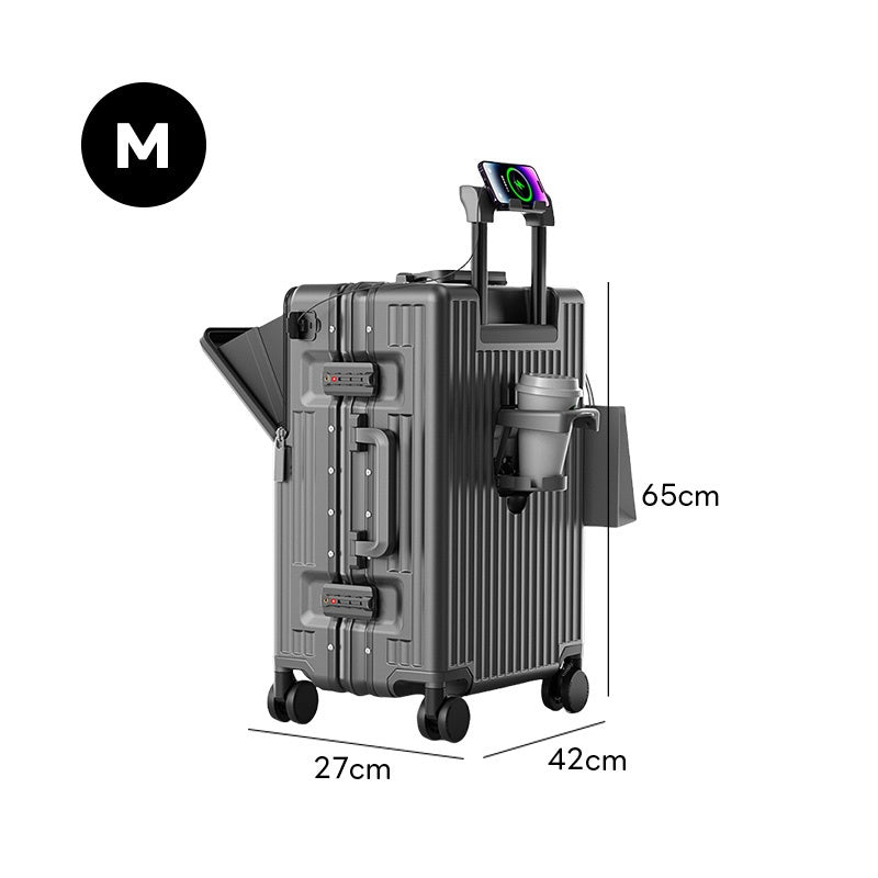 Casaconer | スーツケース・キャリーケース・軽量・静音キャスター・ダブルファスナー・大容量・旅行・出張