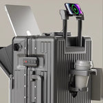 Casaconer | スーツケース・キャリーケース・軽量・静音キャスター・ダブルファスナー・大容量・旅行・出張