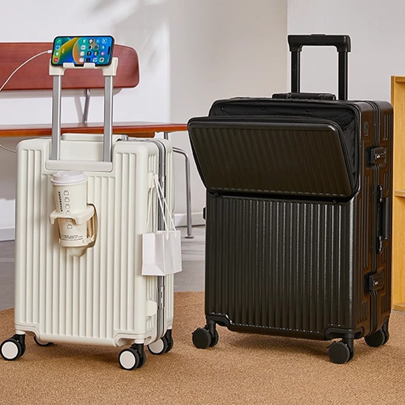 Casaconer | スーツケース・キャリーケース・軽量・静音キャスター・ダブルファスナー・大容量・旅行・出張