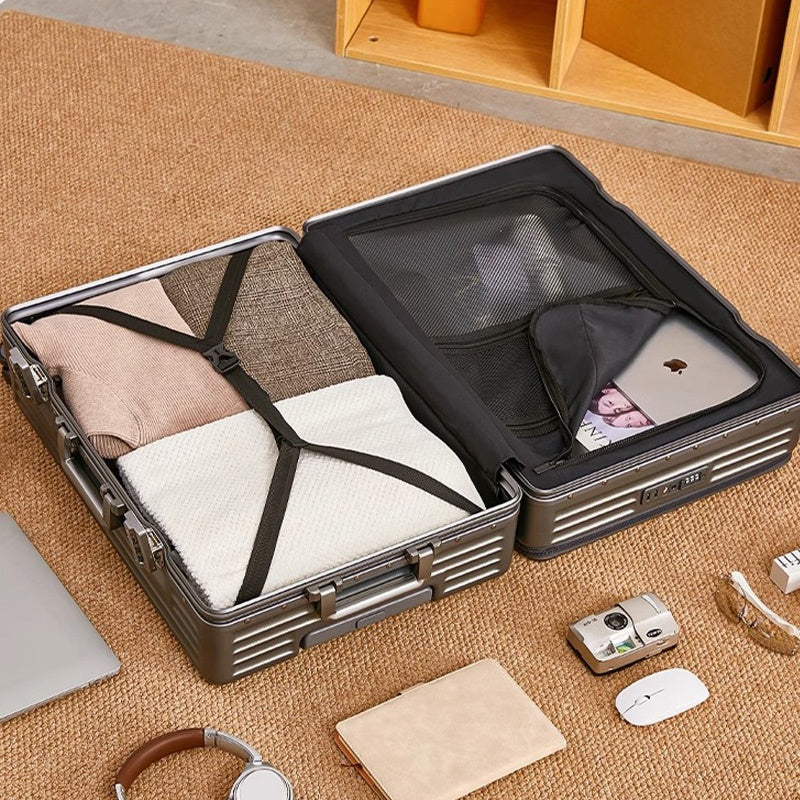 Casaconer | スーツケース・キャリーケース・軽量・静音キャスター・ダブルファスナー・大容量・旅行・出張