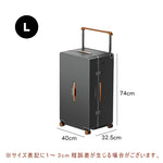 Casaconer | スーツケース・キャリーケース・軽量・静音キャスター・ダブルファスナー・大容量・旅行・出張