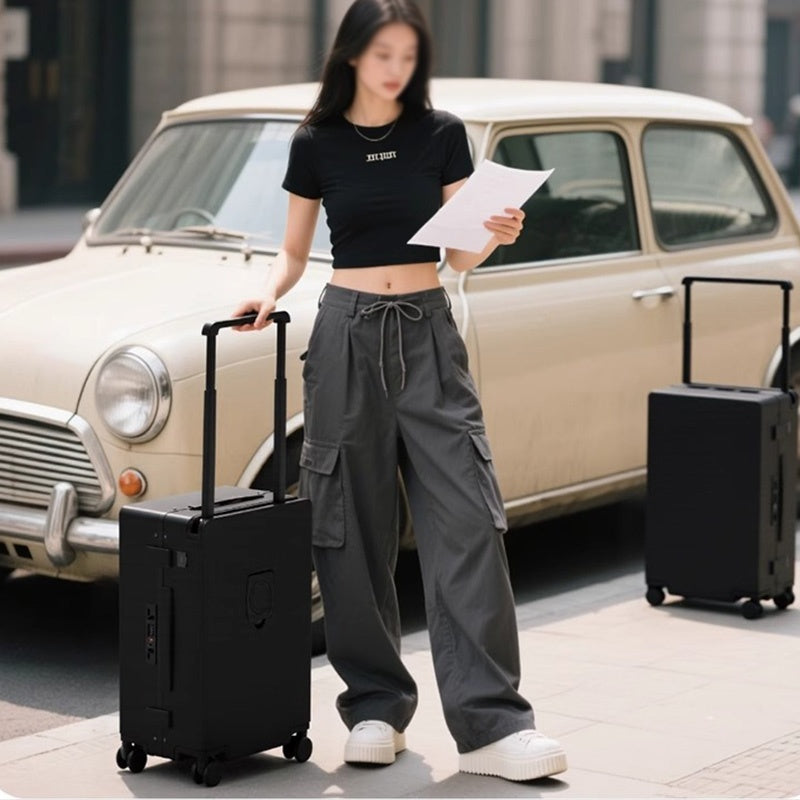 Casaconer | スーツケース・キャリーケース・軽量・静音キャスター・ダブルファスナー・大容量・旅行・出張