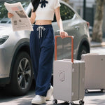 Casaconer | スーツケース・キャリーケース・軽量・静音キャスター・ダブルファスナー・大容量・旅行・出張