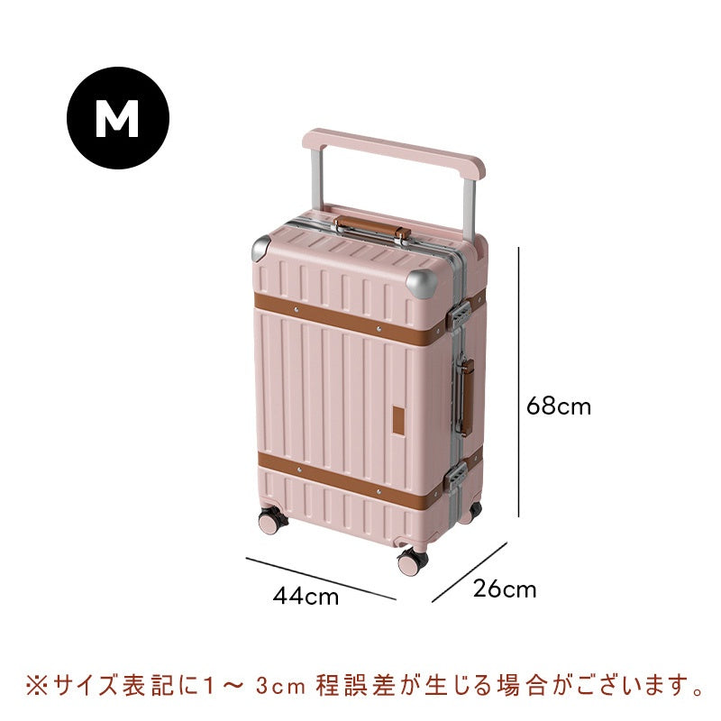 Casaconer | スーツケース・キャリーケース・軽量・静音キャスター・ダブルファスナー・大容量・旅行・出張