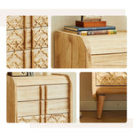 収納棚・おしゃれ・脚付き・北欧・キャビネット・大容量・扉付き・食器収納