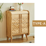 収納棚・おしゃれ・脚付き・北欧・キャビネット・大容量・扉付き・食器収納