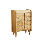 収納棚・おしゃれ・脚付き・北欧・キャビネット・大容量・扉付き・食器収納