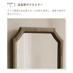 Casaconer | 鏡・おしゃれ・北欧・壁掛け・楕円形・丸型・30×47cm