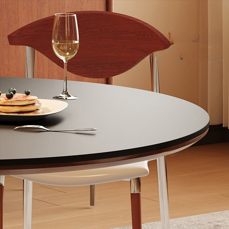 ダイニングテーブル 丸 2人 丸テーブル セラミック天板 円形 円型 セラミック 食卓テーブル 直径80/100/120cm 4人 6人掛け おしゃれ モダン ブラック 黒 リビング マットな感じ 艶消し おしゃれ 北欧