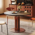 ダイニングテーブル 丸 2人 丸テーブル セラミック天板 円形 円型 セラミック 食卓テーブル 直径80/100/120cm 4人 6人掛け おしゃれ モダン ブラック 黒 リビング マットな感じ 艶消し おしゃれ 北欧