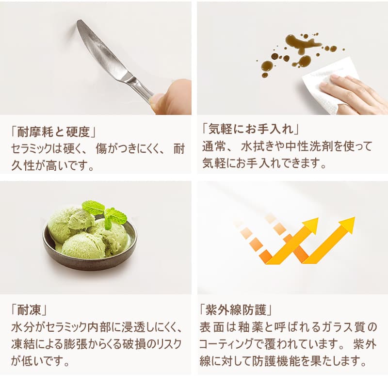 Casaconer | 伸長式セラミックダイニングテーブル・丸型・幅75~120cm・4人掛け/6人掛け・食卓テーブル・ラウンドテーブル・モダン・北欧風・大理石柄・セラミック天板・木脚・おしゃれ