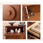 Casaconer | 収納棚・おしゃれ・北欧・キャビネット・木製・扉付き・大容量・食器収納