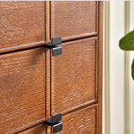 収納棚・おしゃれ・脚付き・北欧・キャビネット・大容量・扉付き・食器収納