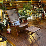 ガーデンチェア おしゃれ チェア チェアー 椅子 イス ガーデニング グランピング ガーデンファニチャー 庭 ベランダ テラス バルコニー カフェ ブラウン 屋外 アウトドア 肘置き 北欧 アンティーク風