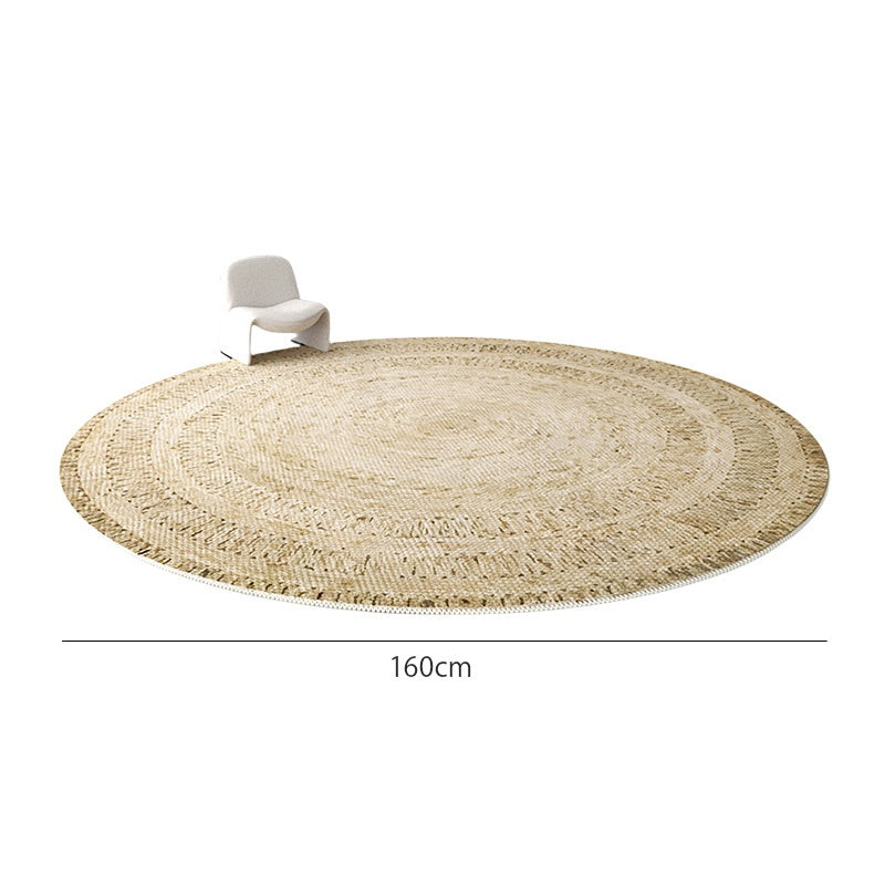 カーペット 洗える おしゃれ 洗濯機 オールシーズン対応 滑り止め ラグ マット ラグマット 100 160 200 3畳 北欧デザイン ラグマット 絨毯 リビング 寝室 子供部屋 床暖房対応 室内用丸型