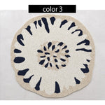 カーペット 洗える おしゃれ 洗濯機 オールシーズン対応 滑り止め ラグ マット ラグマット 100 160 200 3畳 北欧デザイン ラグマット 絨毯 リビング 寝室 子供部屋 床暖房対応 室内用丸型