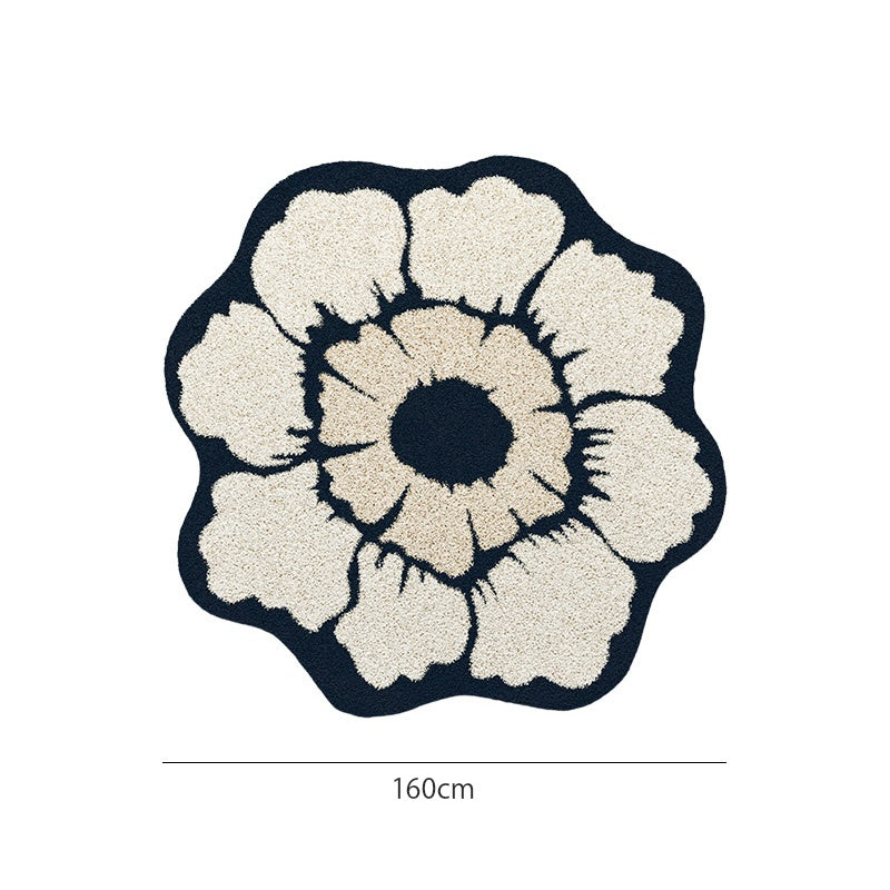 カーペット 洗える おしゃれ 洗濯機 オールシーズン対応 滑り止め ラグ マット ラグマット 100 160 200 3畳 北欧デザイン ラグマット 絨毯 リビング 寝室 子供部屋 床暖房対応 室内用丸型