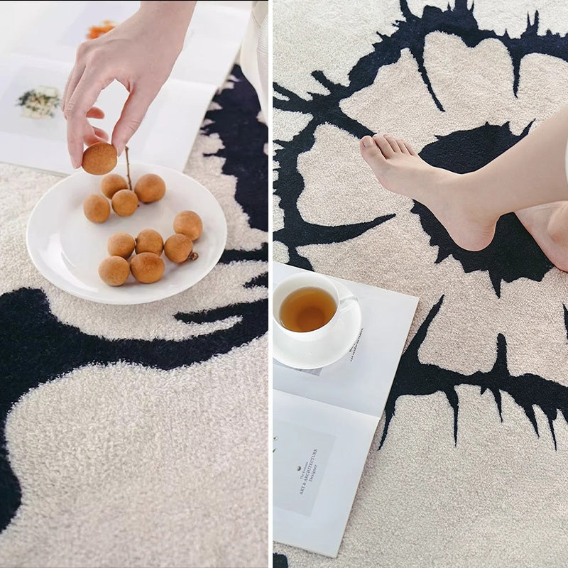 カーペット 洗える おしゃれ 洗濯機 オールシーズン対応 滑り止め ラグ マット ラグマット 100 160 200 3畳 北欧デザイン ラグマット 絨毯 リビング 寝室 子供部屋 床暖房対応 室内用丸型