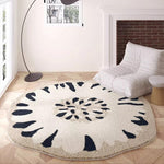 カーペット 洗える おしゃれ 洗濯機 オールシーズン対応 滑り止め ラグ マット ラグマット 100 160 200 3畳 北欧デザイン ラグマット 絨毯 リビング 寝室 子供部屋 床暖房対応 室内用丸型