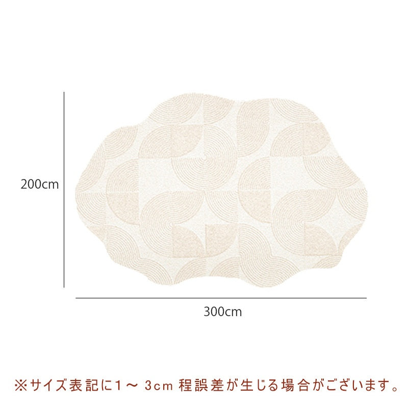 カーペット 洗える おしゃれ 洗濯機 オールシーズン対応 滑り止め ラグ マット ラグマット 120×160 160×230 200×300 3畳 北欧デザイン ラグマット 絨毯 リビング 寝室 子供部屋 床暖房対応 室内用長方形