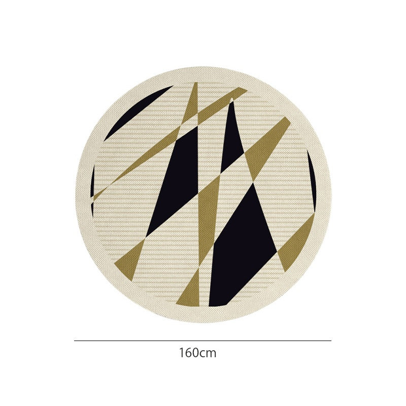 カーペット 洗える おしゃれ 洗濯機 オールシーズン対応 滑り止め ラグ マット ラグマット 100 160 200 3畳 北欧デザイン ラグマット 絨毯 リビング 寝室 子供部屋 床暖房対応 室内用丸型