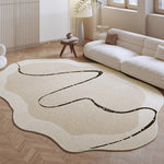 カーペット 洗える おしゃれ 洗濯機 オールシーズン対応 滑り止め ラグ マット ラグマット 120×160 160×230 200×300 3畳 北欧デザイン ラグマット 絨毯 リビング 寝室 子供部屋 床暖房対応 室内用