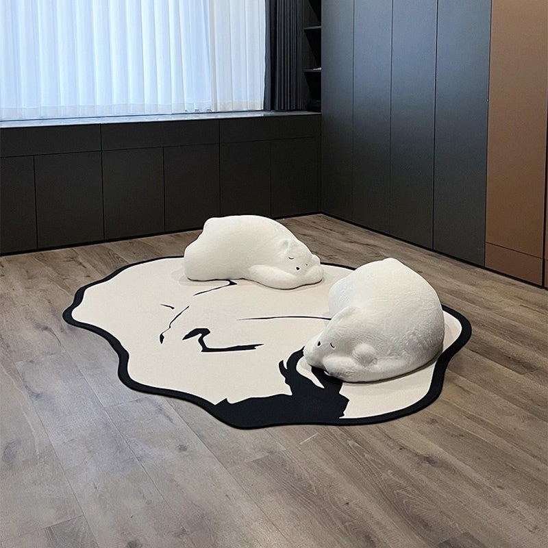 カーペット 洗える おしゃれ 洗濯機 オールシーズン対応 滑り止め ラグ マット ラグマット 120×160 160×230 200×300 3畳 北欧デザイン ラグマット 絨毯 リビング 寝室 子供部屋 床暖房対応 室内用長方形