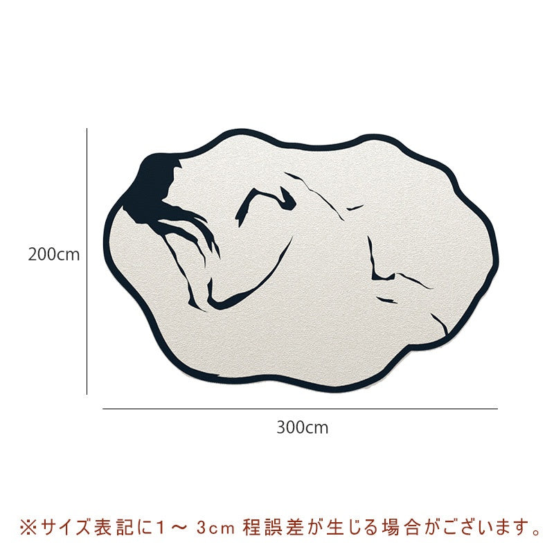 カーペット 洗える おしゃれ 洗濯機 オールシーズン対応 滑り止め ラグ マット ラグマット 120×160 160×230 200×300 3畳 北欧デザイン ラグマット 絨毯 リビング 寝室 子供部屋 床暖房対応 室内用長方形